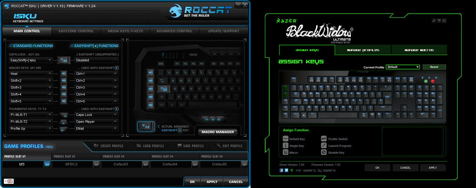 roccat-vs-razer-klaviatuurid-drivers
