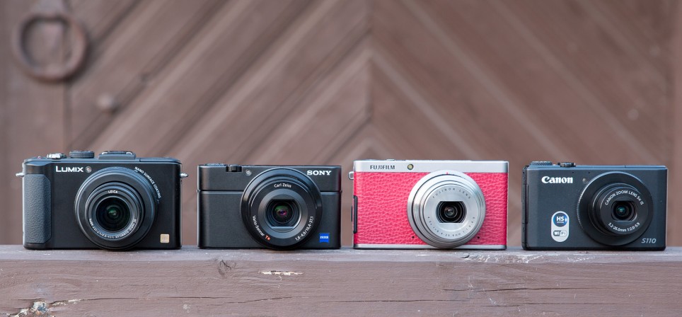 Tippklassi kompaktkaamerate võrdlusülevaade: Panasonic LX7 vs Sony RX100 vs Canon S110 vs Fujifilm XF1