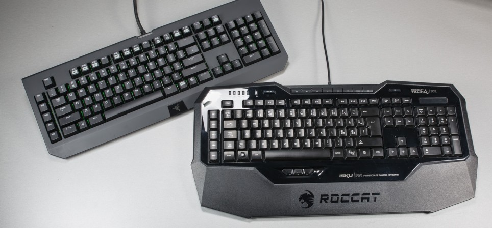 Klaviatuuride surmaheitlus: Roccat Isku FX vs Razer Black Widow Ultimate