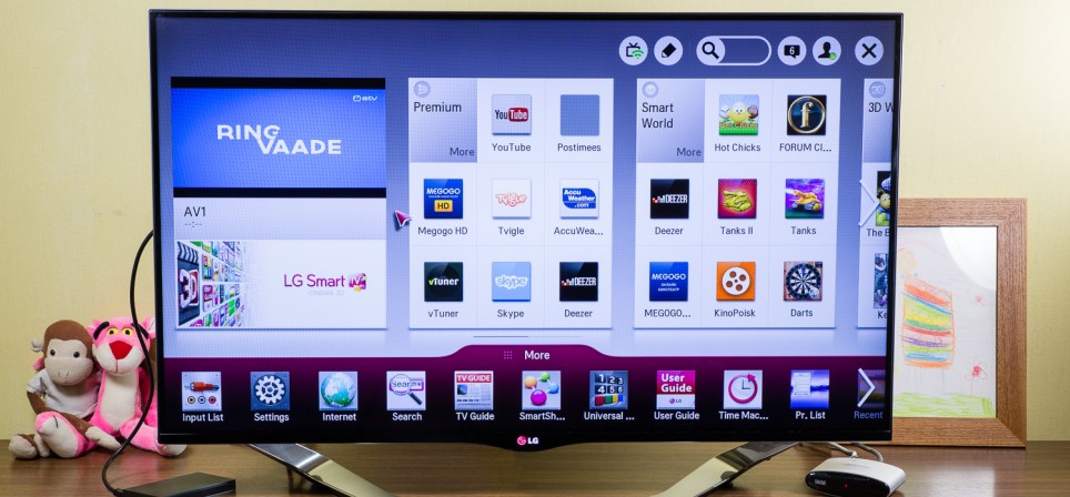 LED televiisori ja Smart TV ülevaade – LG LA860V