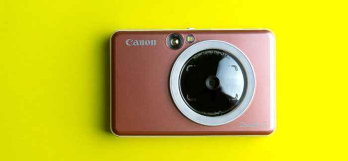 Canon Zoemini S kiirpildikaamera trügib Fujifilm Instax mängumaale