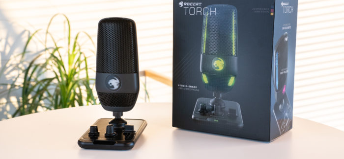 Mitmekülgne Roccat Torch USB-mikrofon aitab sosistada