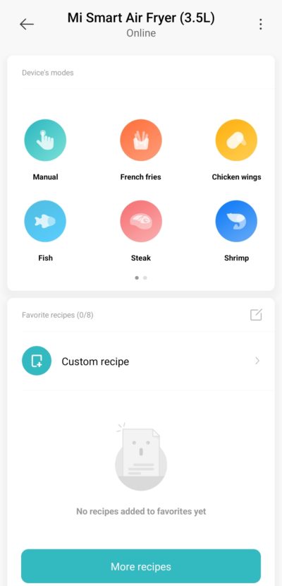 Xiaomi Mi Smart Air Fryer 3.5L